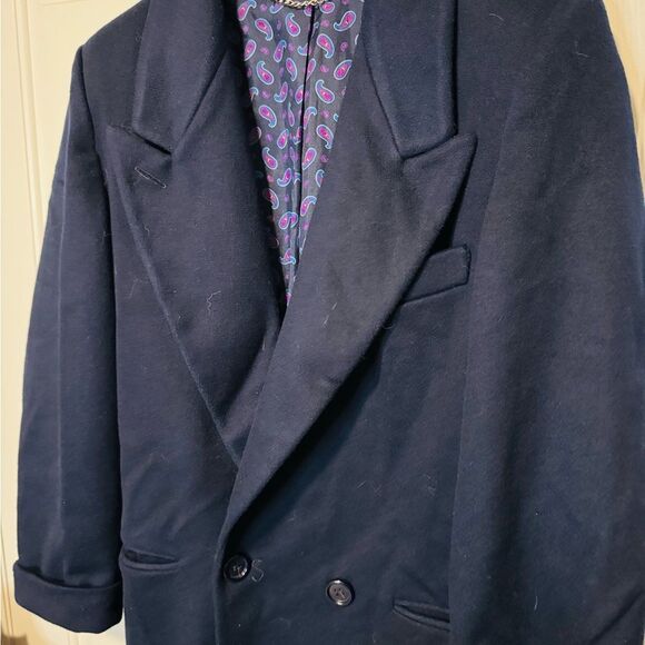 Elegant Blue Trench Coat with Notched Lapels - Picture 3 of 8